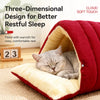 Semi-Enclosed EPE Foam Pet Bed for Cats and Dogs