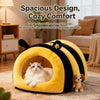 Enclosed Cat & Small Dog Bed