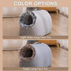 Enclosed Plush Pet Bed for Cats and Small Dogs