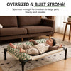 Portable Mesh Pet Cot with Removable Cushion