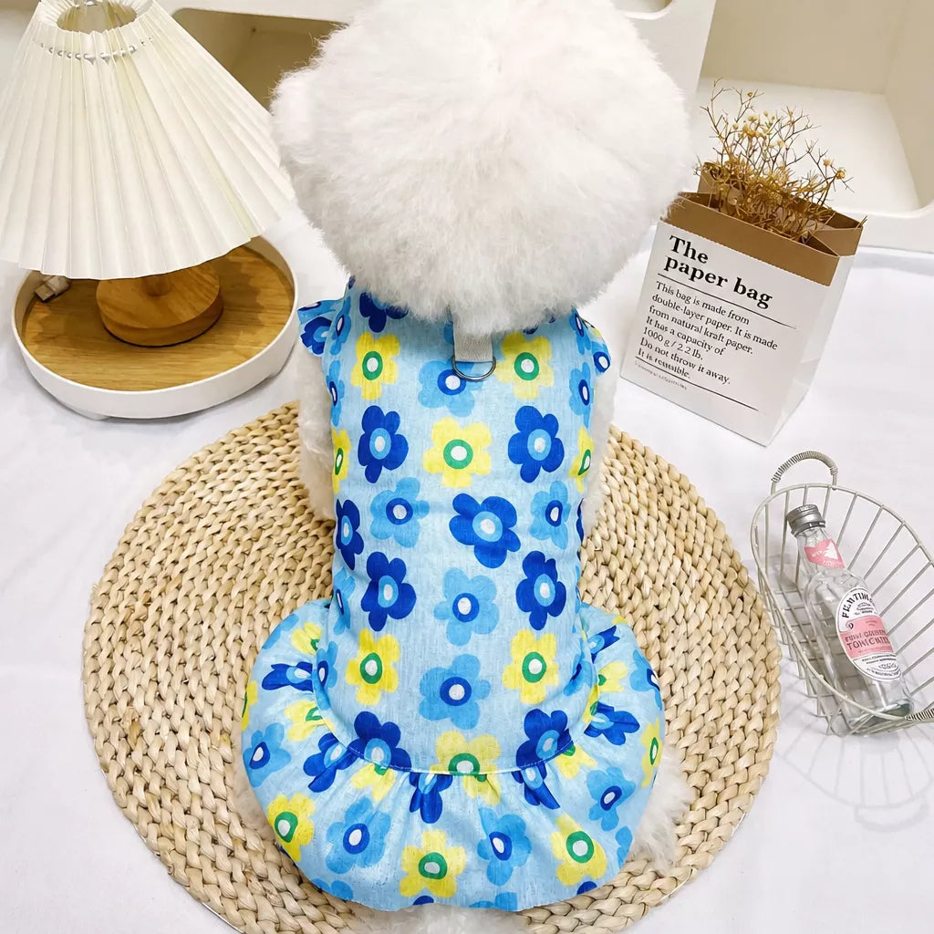 Breathable Mesh Summer Dress for Dogs and Cats