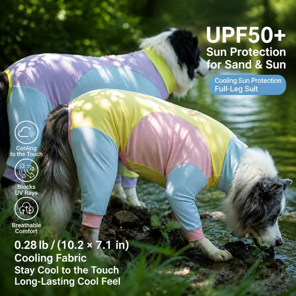 Lightweight Four-Leg Dog Shirt for Summer