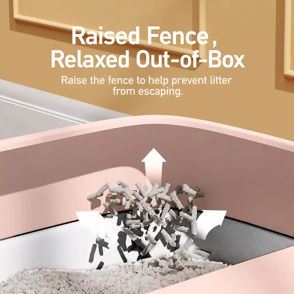 Enclosed Cat Litter Box with Scoop