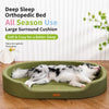 All-Season Boat-Style Dog Bed with Removable, Washable Cover