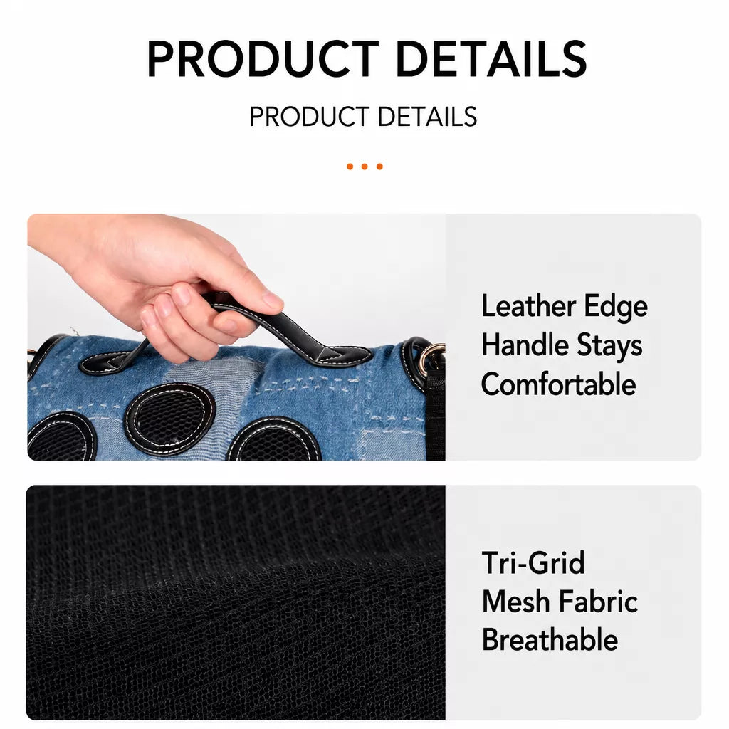 Pet Side-Carry Carrier for Dogs and Cats