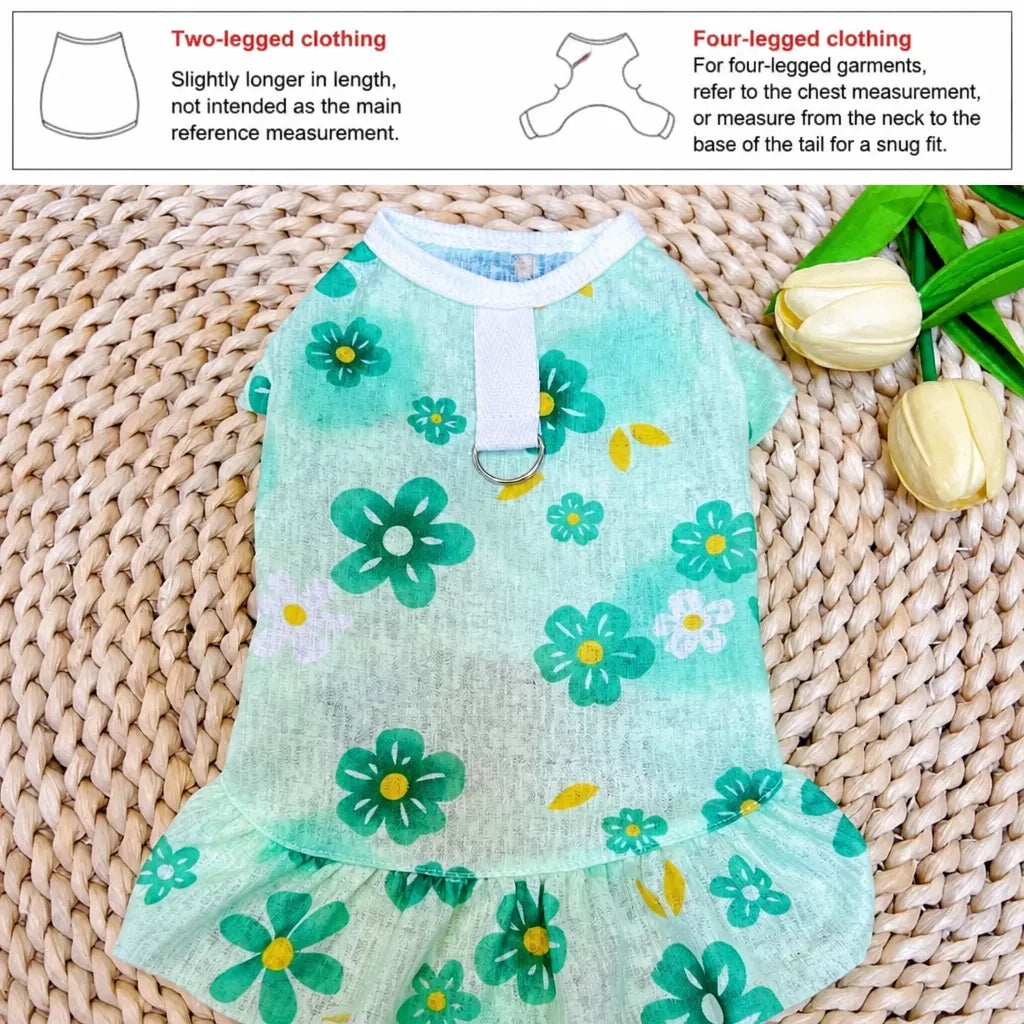 Breathable Mesh Summer Dress for Dogs and Cats