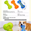 Double-Layer Squeaky Silicone Bone Toy for Dogs