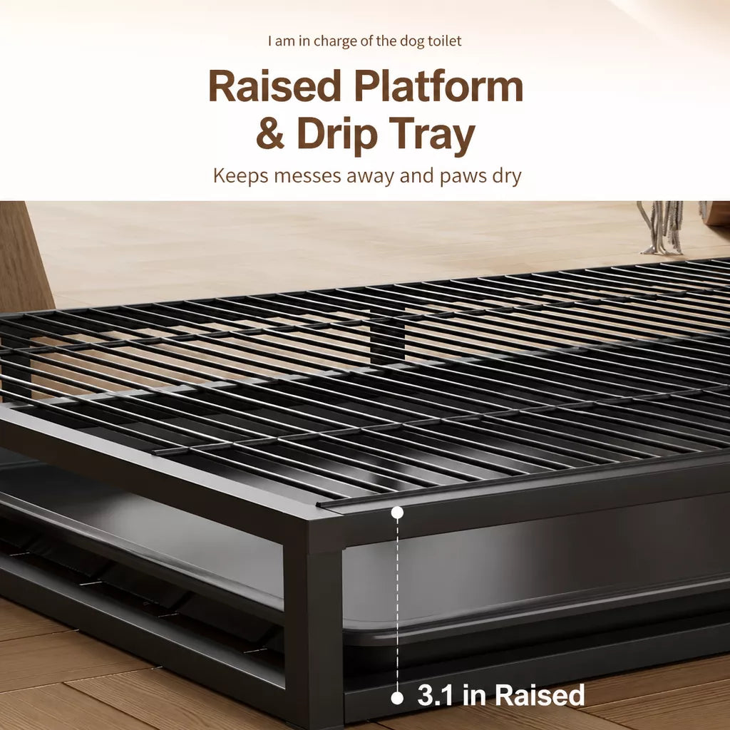 Dog Potty Tray with Pull-Out Drawer