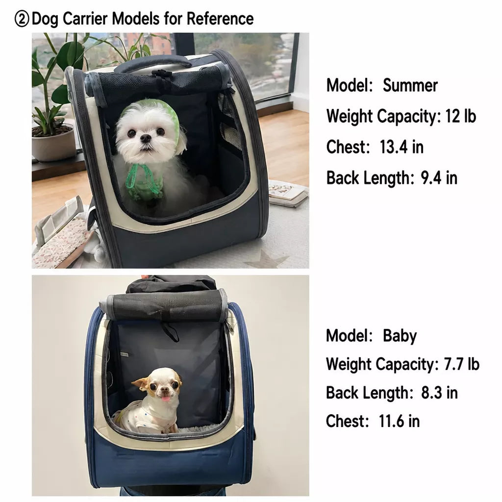 Large Pet Carrier Backpack for Cats and Dogs