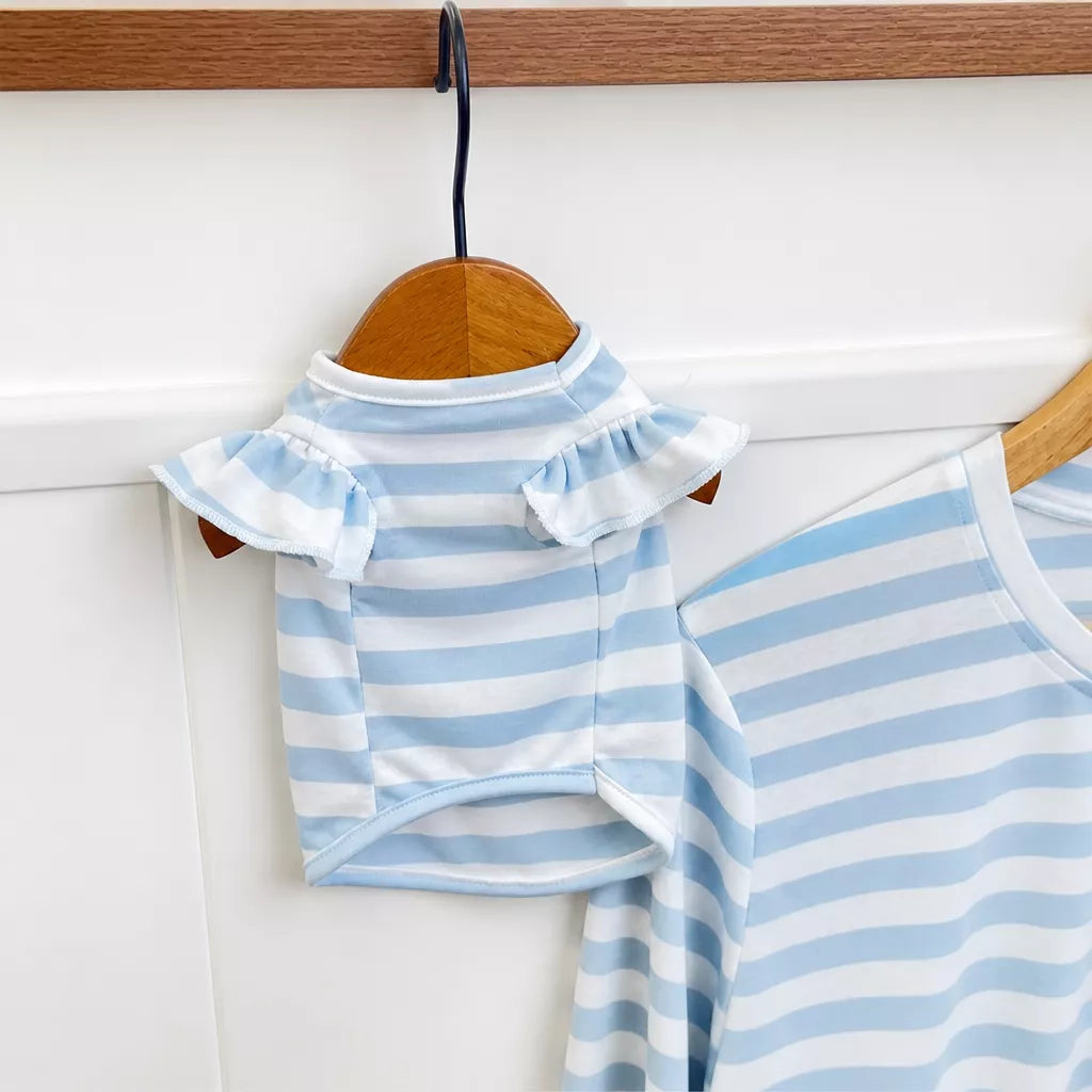 Striped Pet Shirt for Dogs and Cats