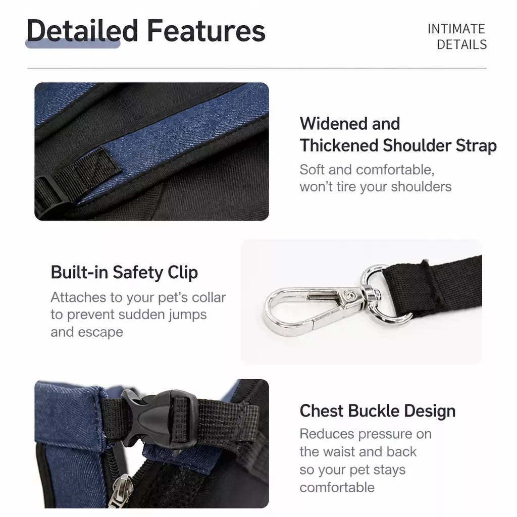 Breathable Mesh Pet Carrier Backpack