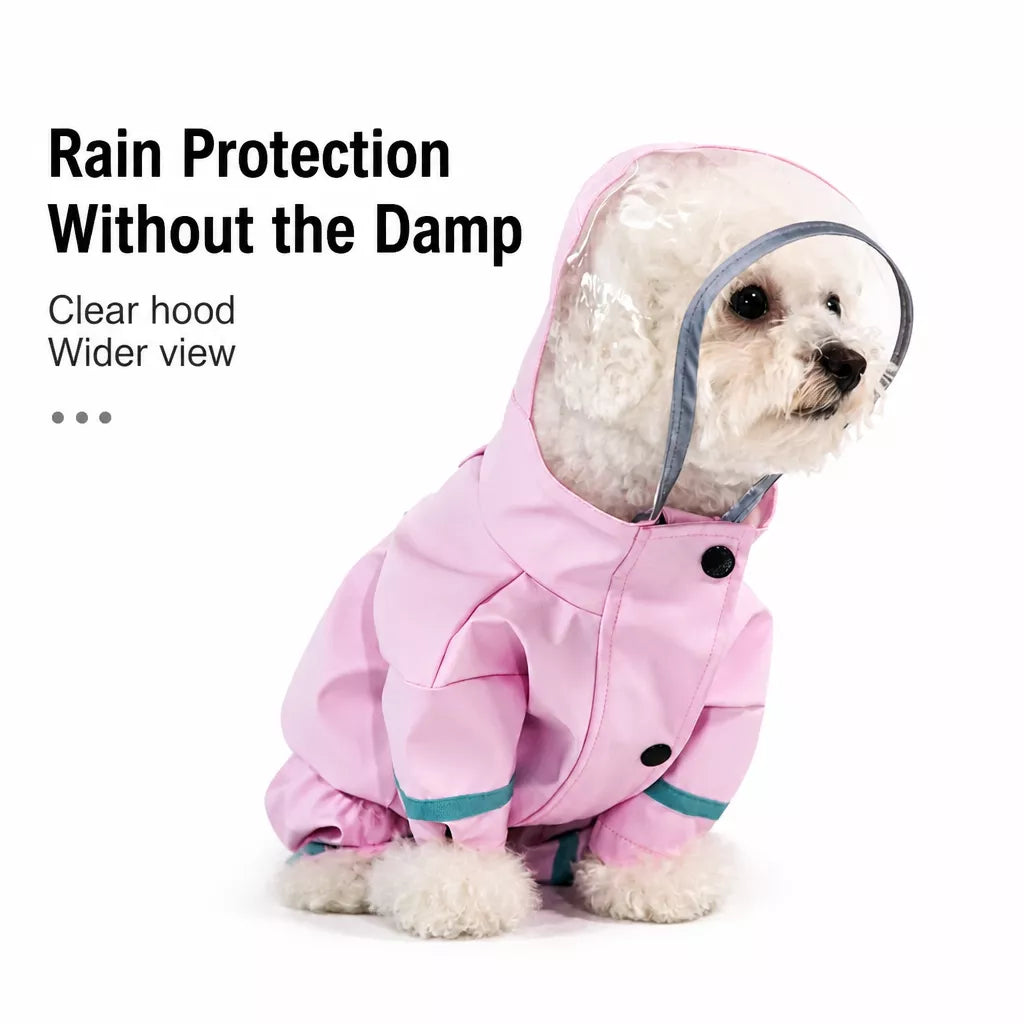 Dog Raincoat for Small to Medium Dogs