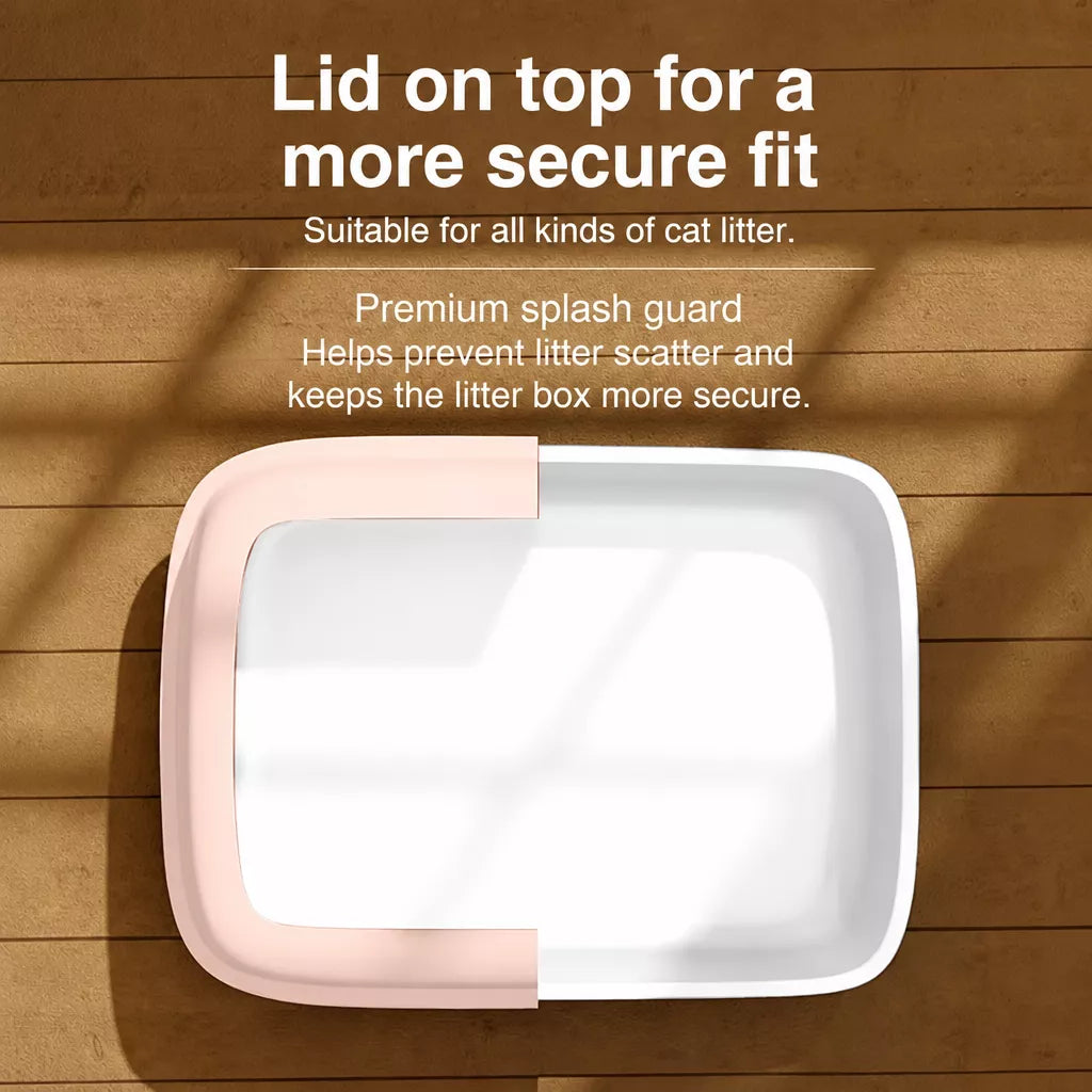 Enclosed Cat Litter Box with Scoop