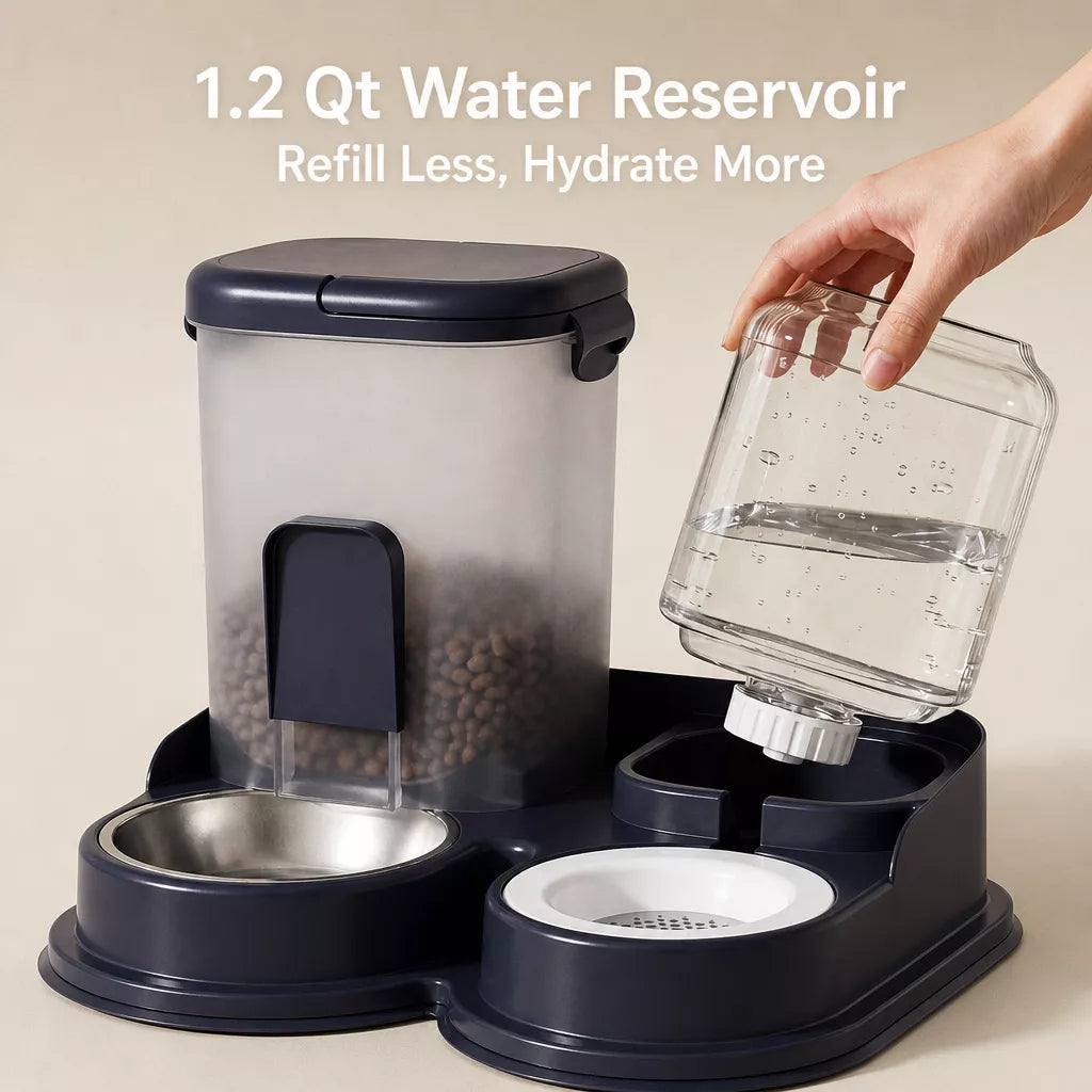 Non-Electric Pet Water Dispenser for Cats & Dogs