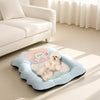 Pet Bed with Removable Washable Base for Small Dogs and Cats