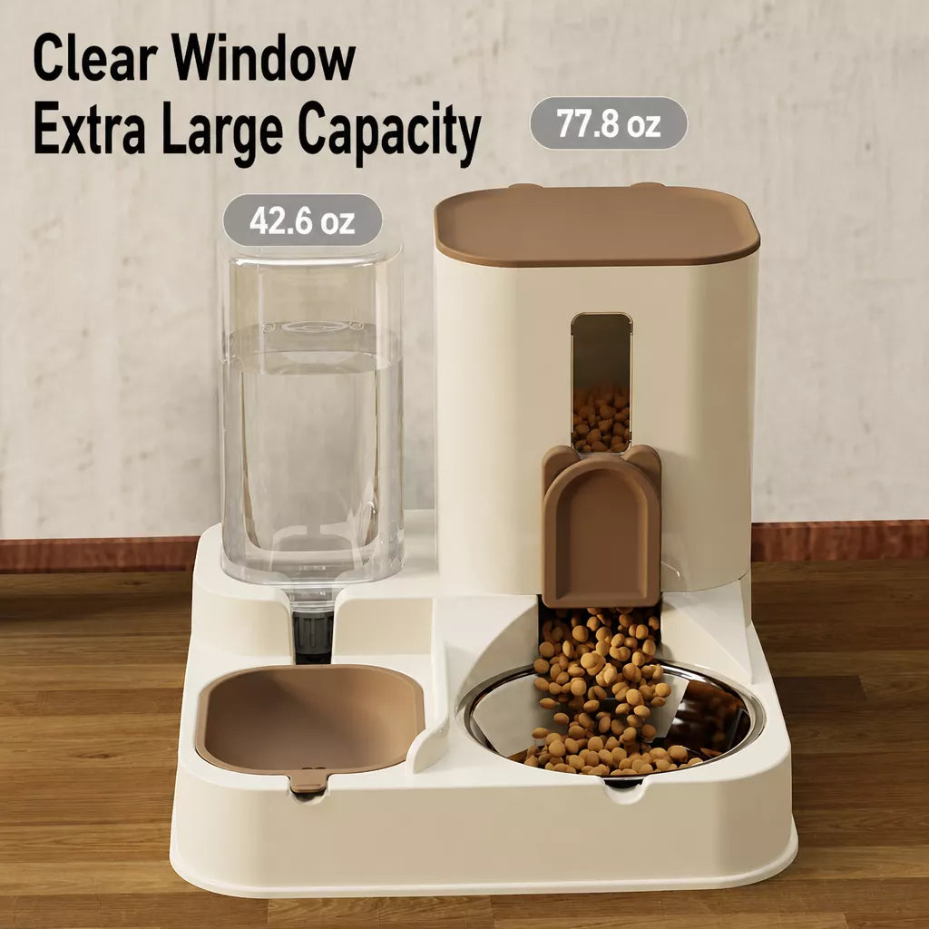 Pet Food and Water Bowl for Cats and Dogs