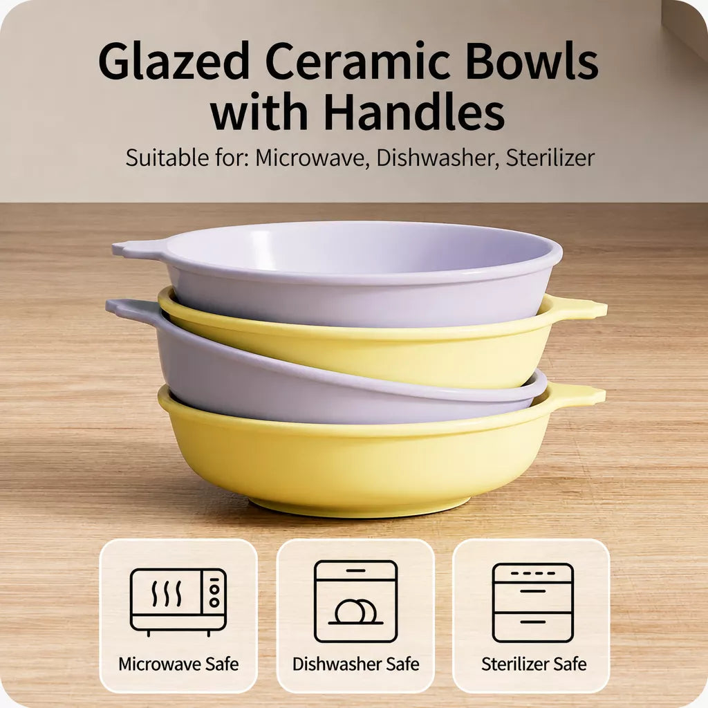 Elevated Ceramic Pet Bowl Set with a Double-Bowl Stand