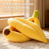 Banana-Shaped Pet Bed for Cats and Small Dogs
