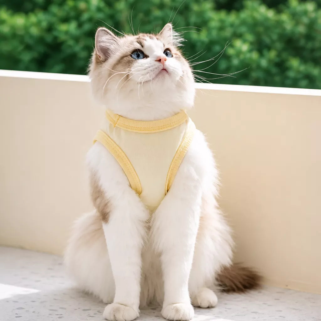Polyester Sleeveless Vest for Cats
