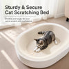 Oval Corrugated Cardboard Cat Scratcher Bed