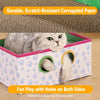 Corrugated Cardboard Cat House & Scratcher