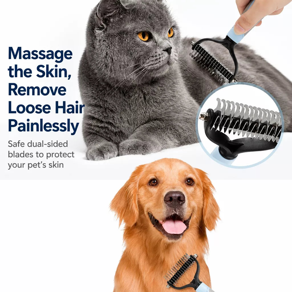 Undercoat Deshedding Comb for Dogs and Cats
