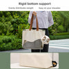 Canvas Crossbody Pet Carrier for Cats and Small Dogs