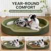 All-Season Boat-Style Dog Bed with Removable, Washable Cover