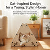 Triangular Cat Scratcher House