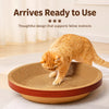 Round Corrugated Cardboard Cat Scratcher Bed