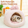 Covered Tent-Style Pet Bed for Cats and Small Dogs