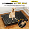 Heavy-Duty Iron Dog Crate with Bottom Tray