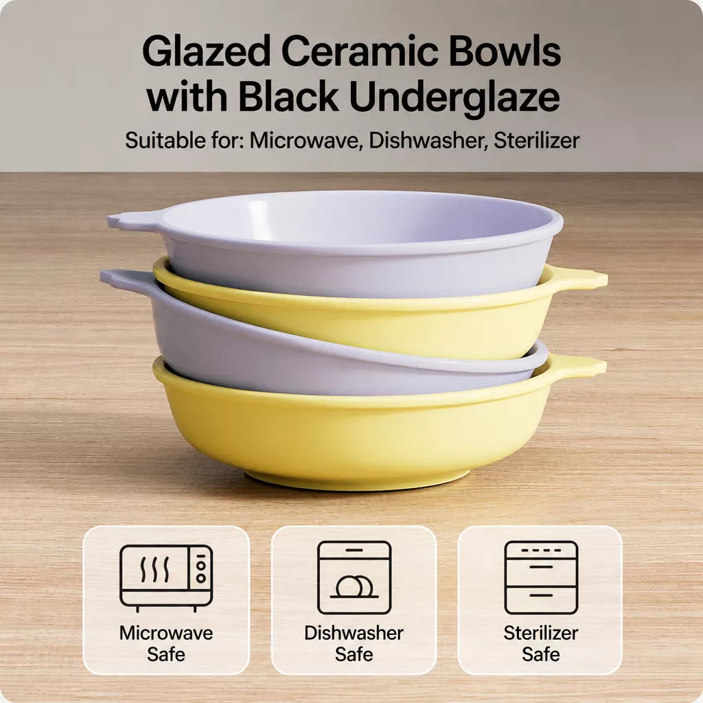 Elevated Ceramic Pet Bowl Stand for Cats and Dogs