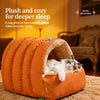 Enclosed Pet Bed for Cats and Small Dogs | Covered Nest