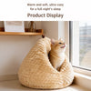 Enclosed Chicken Butt Cat Bed