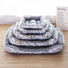 Rectangular Padded Pet Bed for Dogs and Cats