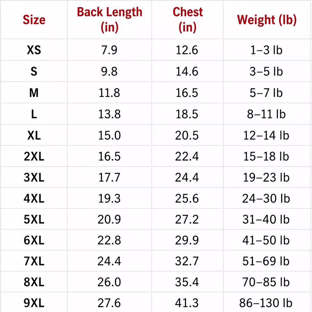 Lightweight Cotton Pet Clothing for Dogs & Cats
