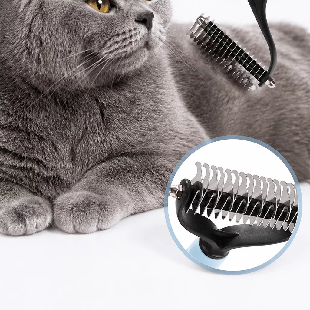 Dog & Cat Grooming Comb for Loose Hair and Tangles