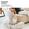 Semi-Enclosed Washable Pet Bed for Cats & Dogs