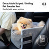 Canvas Front Seat Pet Car Bed for Small Dogs and Cats