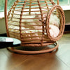 Hanging Rattan Pet Basket Bed for Pets Up to 22 lb