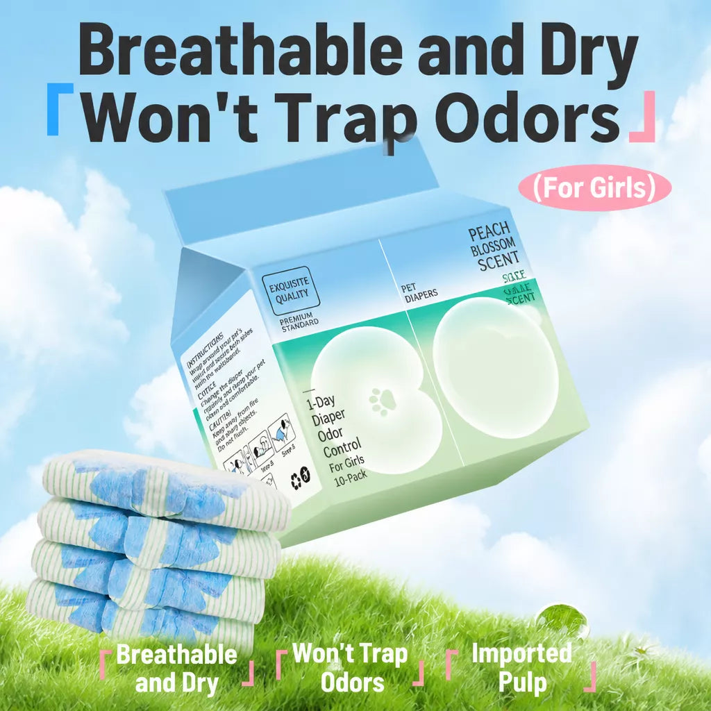 Dog Diapers for Male and Female Dogs