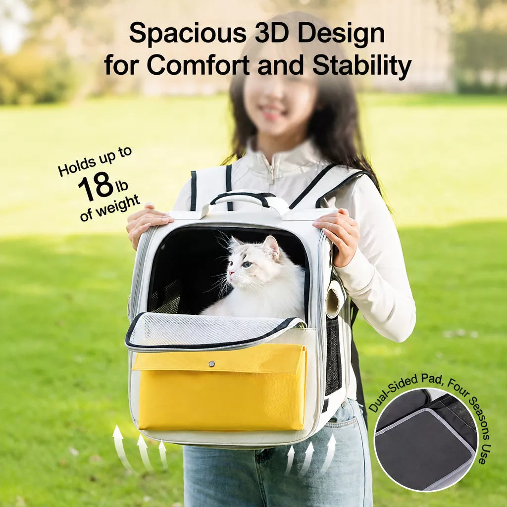 Pet Carrier Backpack for Cats and Small Dogs