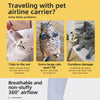 Plastic Travel Carrier for Cats and Small to Medium Dogs