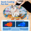 Round Water-Filled Pet Mat for Dogs and Cats