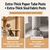 Multi-Level Solid Wood Cat Tree with Scratching Post