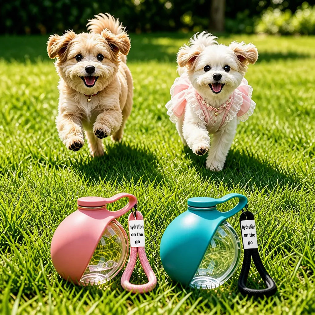 Portable Dog & Cat Water Bottle with Drinking Cup