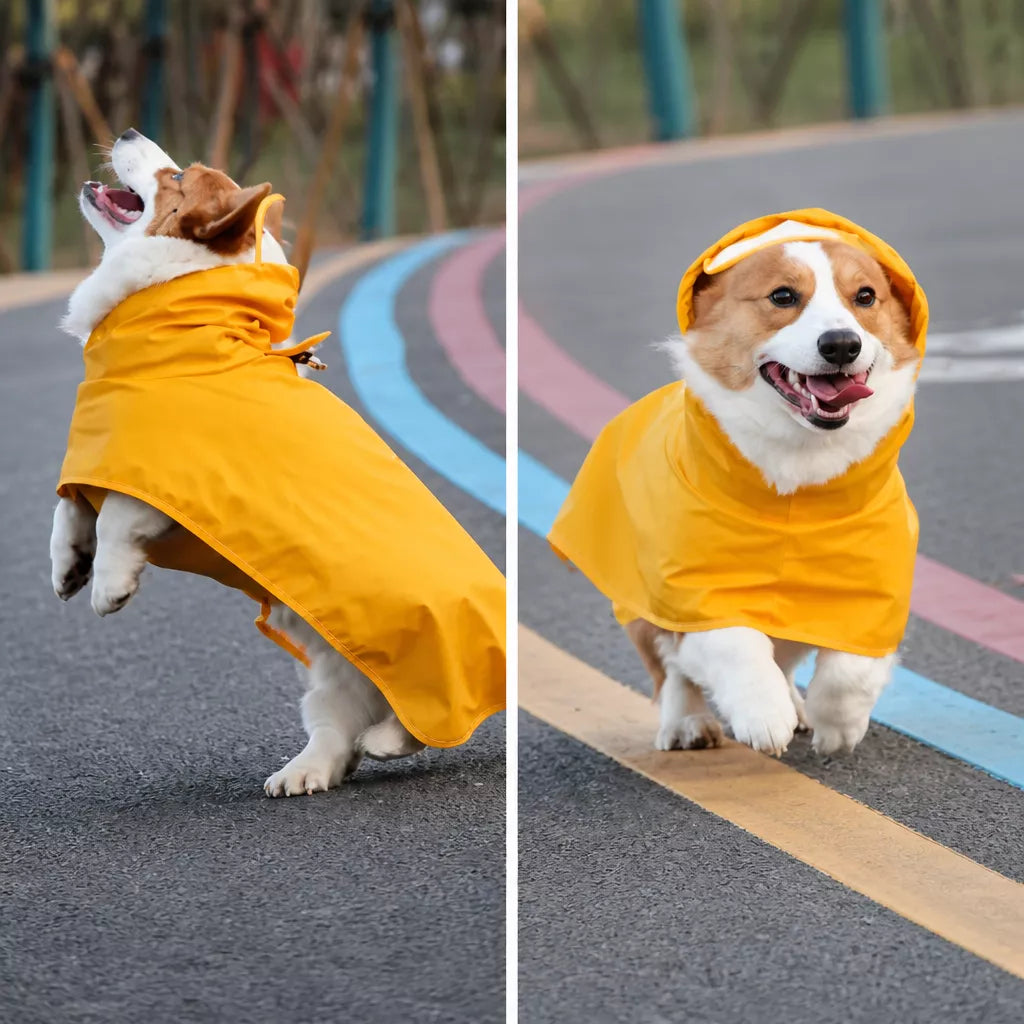 Dog Raincoat for Rainy-Day Walks