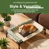 Elevated Mesh Pet Bed for Dogs and Cats with Removable Cushion