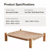 Woven Rattan Cat Bed and Scratcher